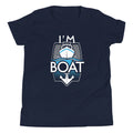 I'm On A Boat Kid's Youth Tee Hoodie, Sweatshirt | CoreVibeTees.com (Image 1)
