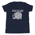 Elephants Never Forgive Kid's Youth Tee Hoodie, Sweatshirt | CoreVibeTees.com (Image 1)