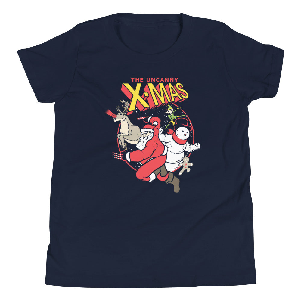 The Uncanny X-Mas Kid's Youth Tee Hoodie, Sweatshirt | CoreVibeTees.com (Image 3)