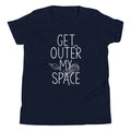 Get Outer My Space Kid's Youth Tee Hoodie, Sweatshirt | CoreVibeTees.com (Image 1)