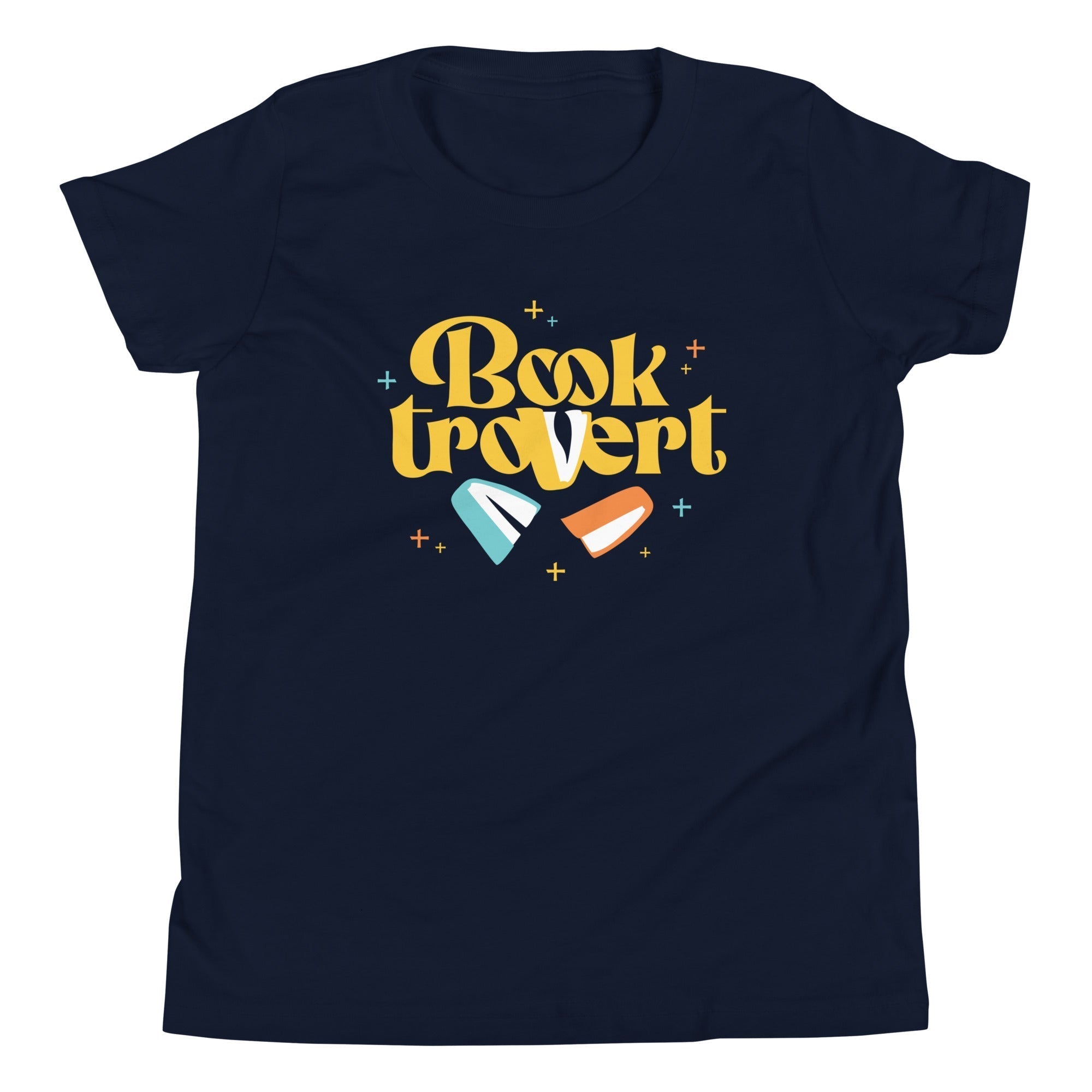 Booktrovert Kid's Youth Tee Hoodie, Sweatshirt | CoreVibeTees.com (Image 3)