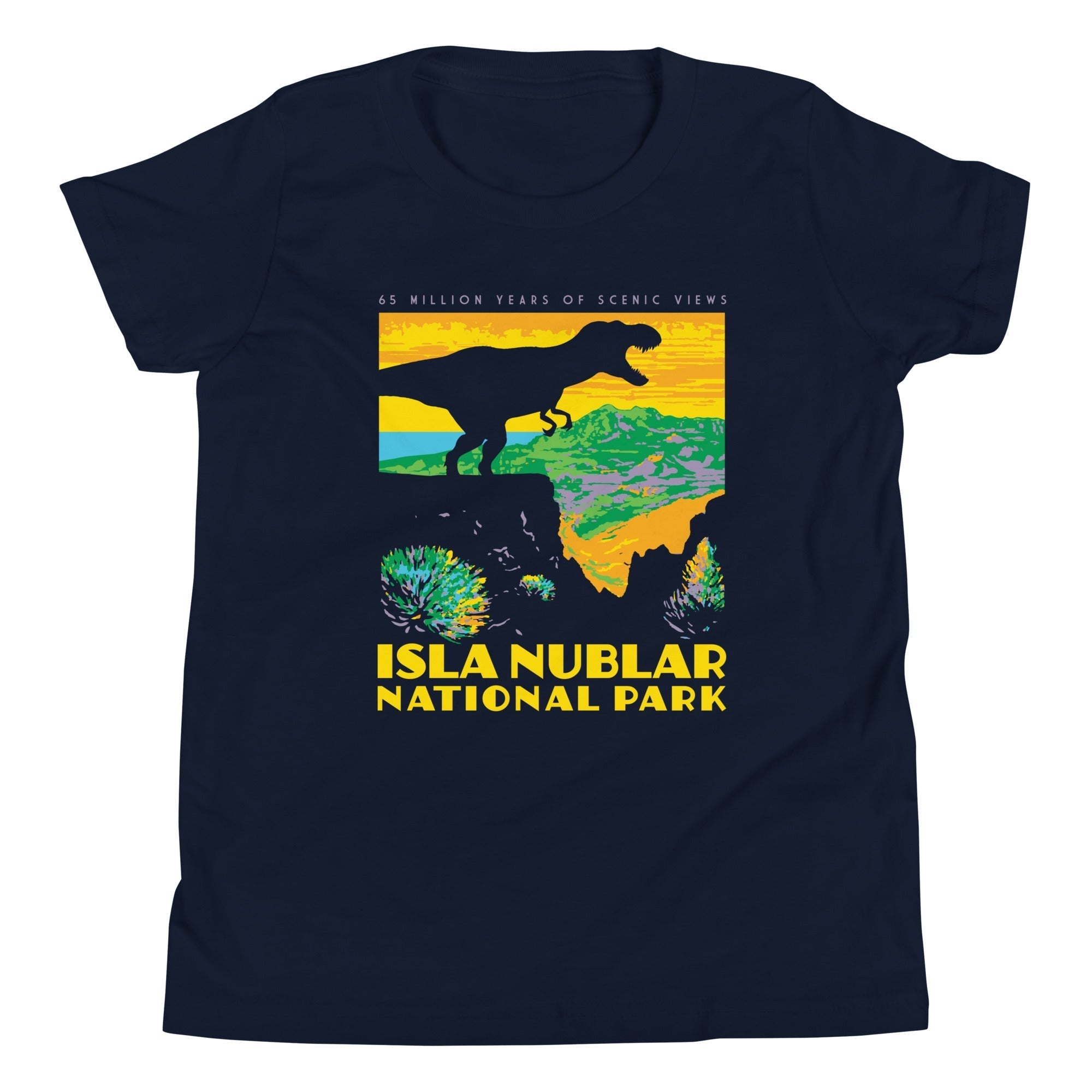 Isla Nublar National Park Kid's Youth Tee Hoodie, Sweatshirt | CoreVibeTees.com (Image 2)
