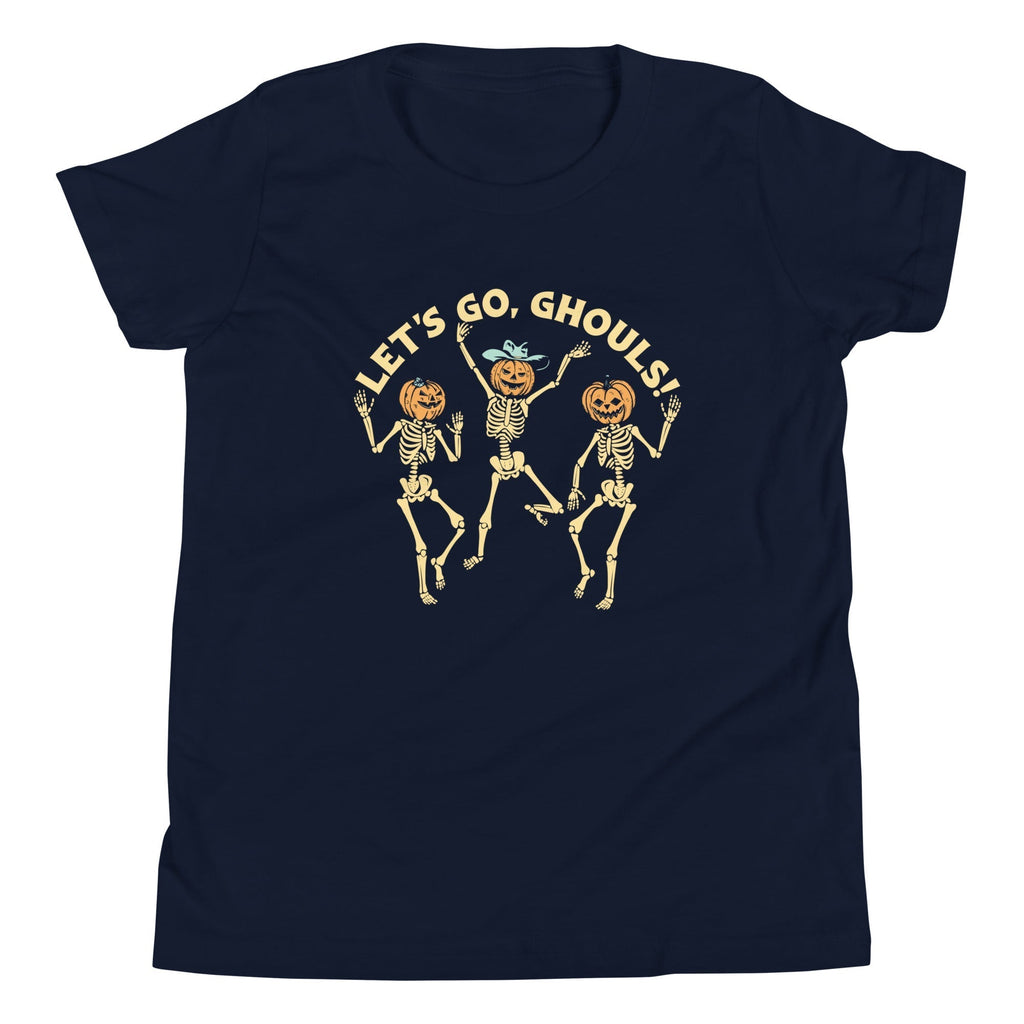 Let's Go, Ghouls! Kid's Youth Tee Hoodie, Sweatshirt | CoreVibeTees.com (Image 2)
