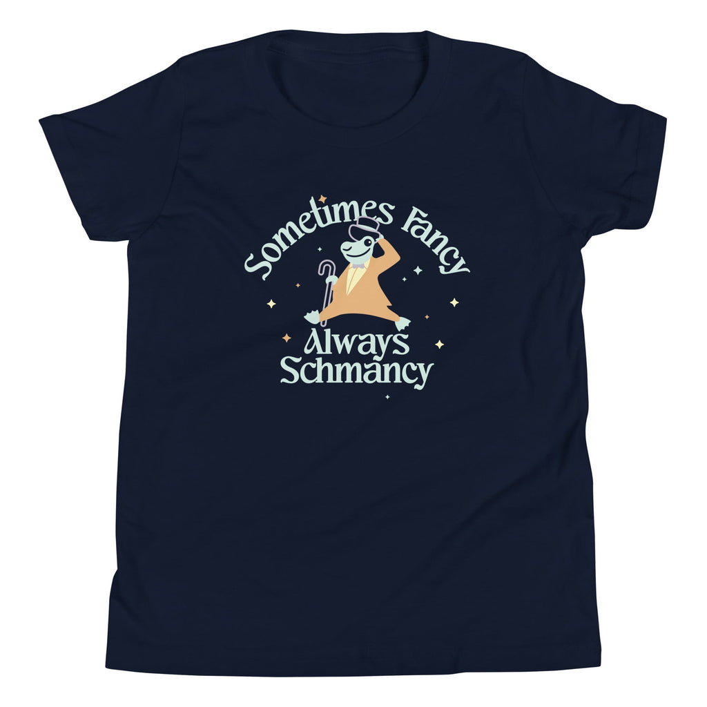 Sometimes Fancy Always Schmancy Kid's Youth Tee Hoodie, Sweatshirt | CoreVibeTees.com (Image 2)