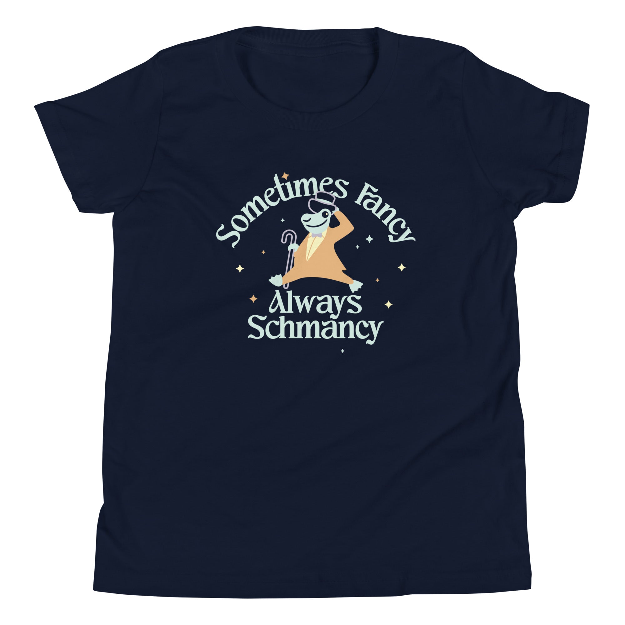 Sometimes Fancy Always Schmancy Kid's Youth Tee Hoodie, Sweatshirt | CoreVibeTees.com (Image 2)