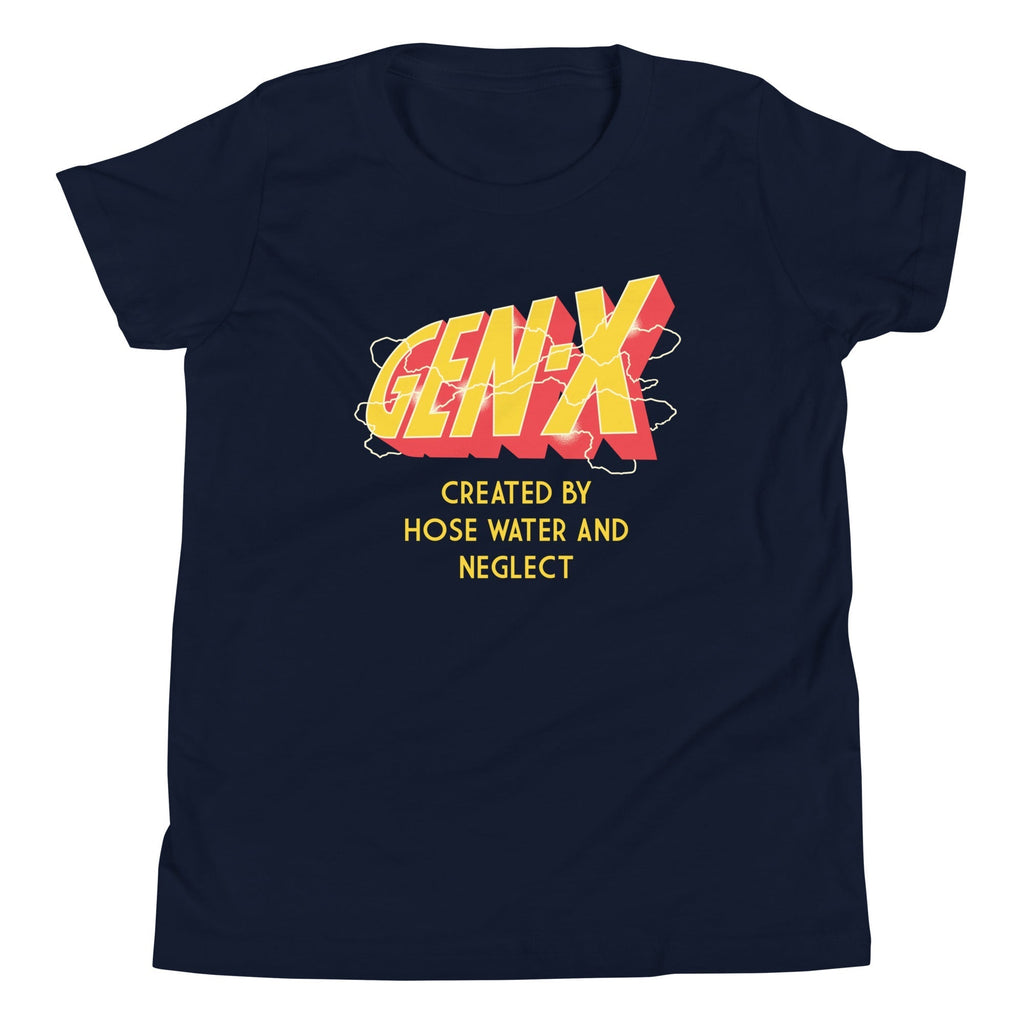 Gen-X Kid's Youth Tee Hoodie, Sweatshirt | CoreVibeTees.com (Image 2)