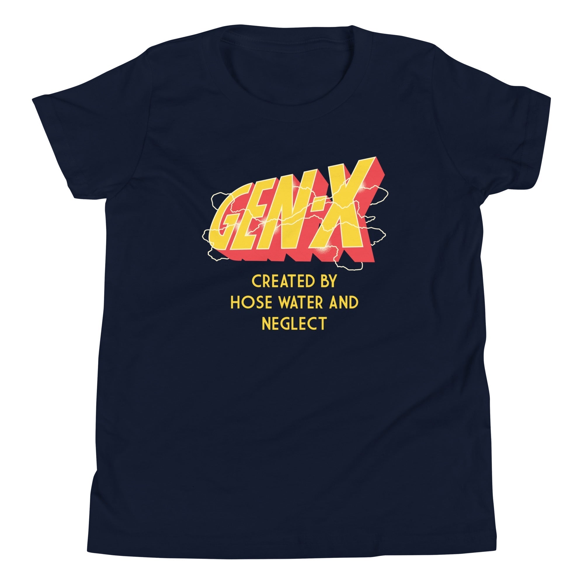 Gen-X Kid's Youth Tee Hoodie, Sweatshirt | CoreVibeTees.com (Image 2)