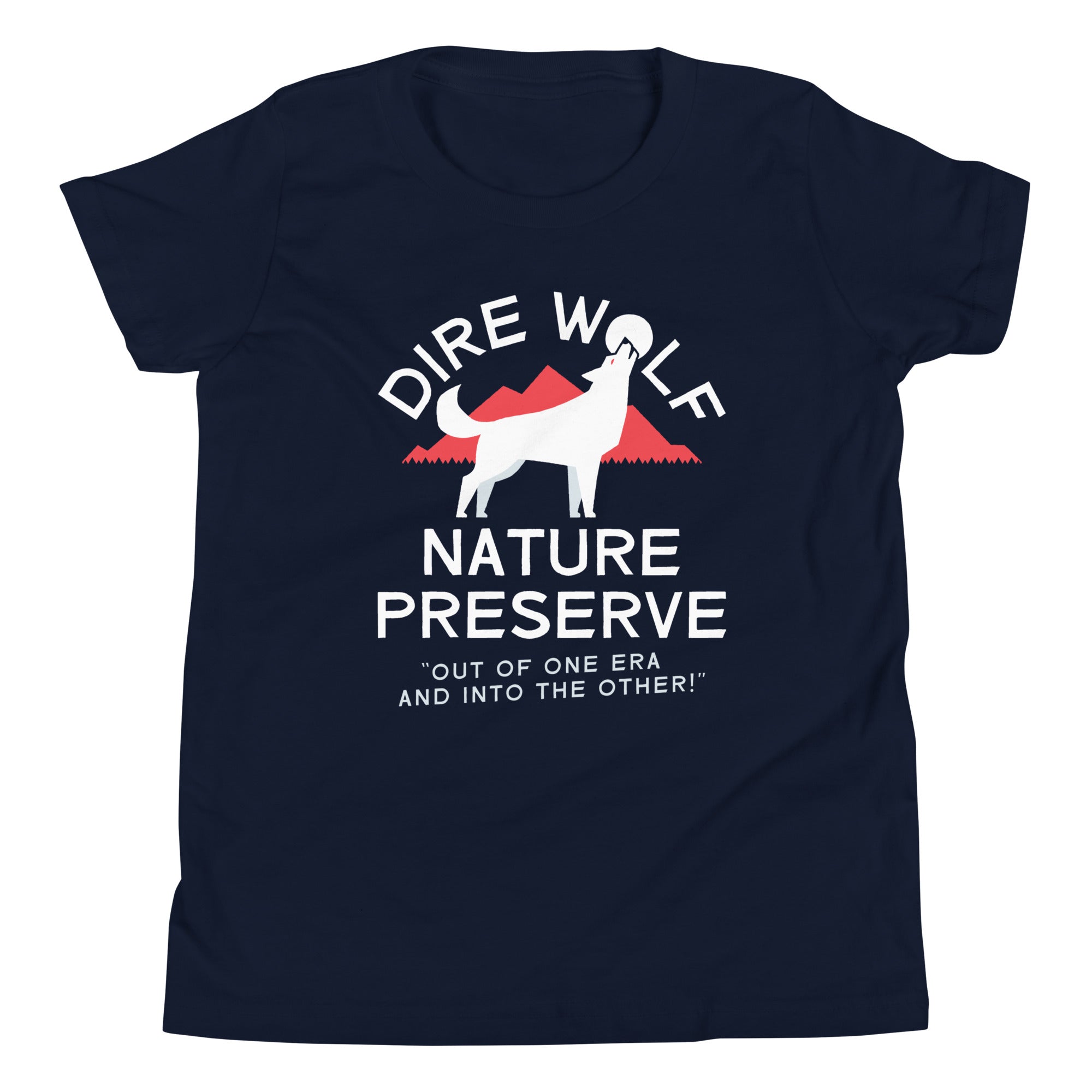 Dire Wolf Nature Preserve Kid's Youth Tee Hoodie, Sweatshirt | CoreVibeTees.com (Image 4)