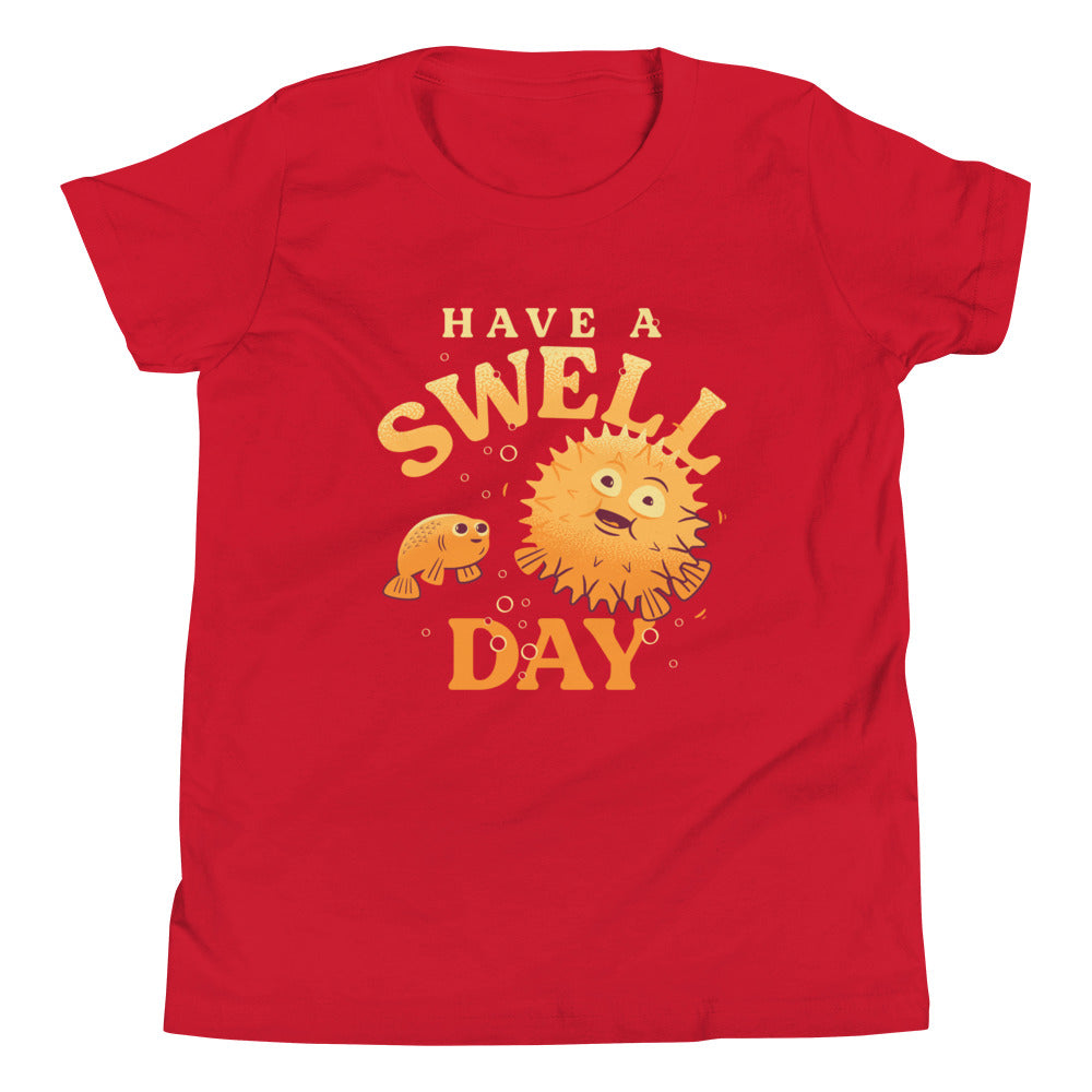 Have A Swell Day Kid's Youth Tee Hoodie, Sweatshirt | CoreVibeTees.com (Image 4)