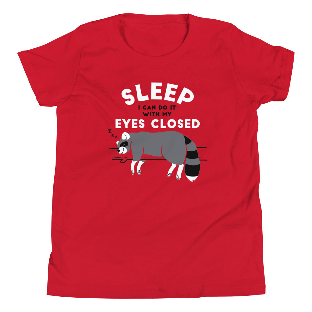 Sleep I Can Do It With My Eyes Closed Kid's Youth Tee Hoodie, Sweatshirt | CoreVibeTees.com (Image 2)