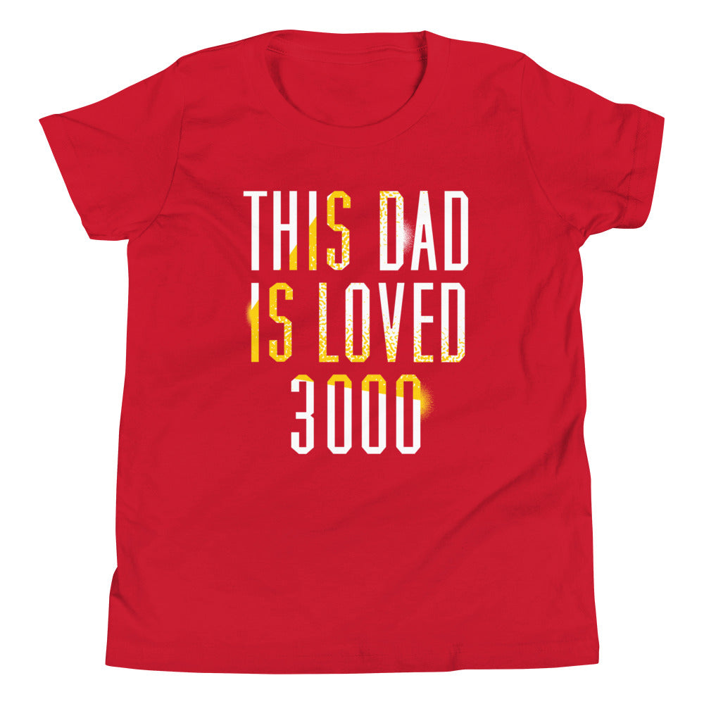 This Dad Is Loved 3000 Kid's Youth Tee Hoodie, Sweatshirt | CoreVibeTees.com (Image 3)