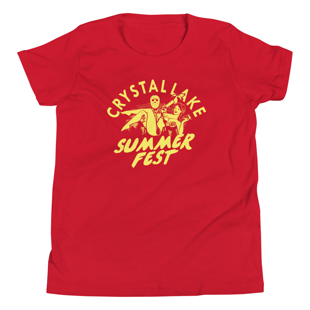 Crystal Lake Summer Fest Kid's Youth Tee Hoodie, Sweatshirt | CoreVibeTees.com (Image 1)