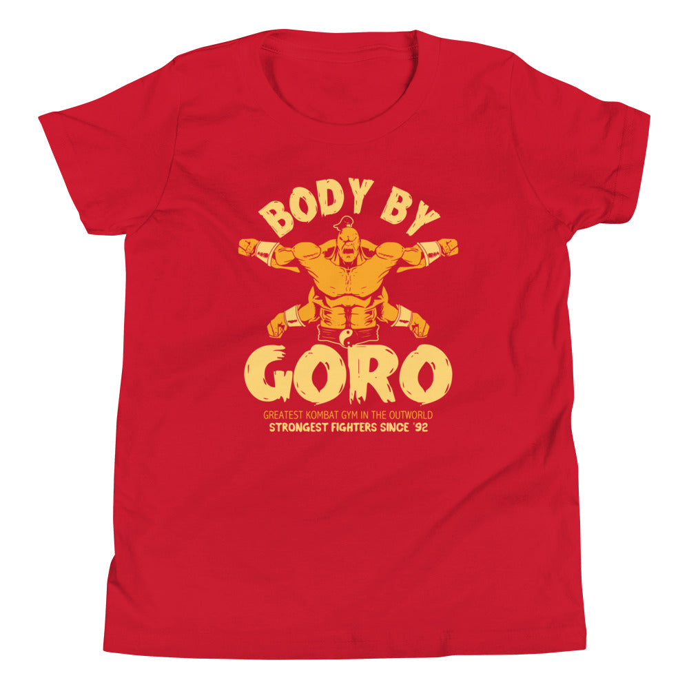 Body By Goro Kid's Youth Tee Hoodie, Sweatshirt | CoreVibeTees.com (Image 1)