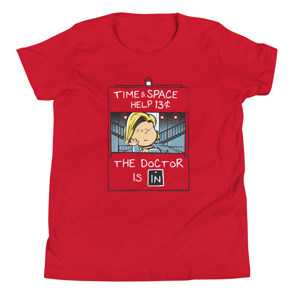13th Doctor Is In Kid's Youth Tee Hoodie, Sweatshirt | CoreVibeTees.com (Image 3)