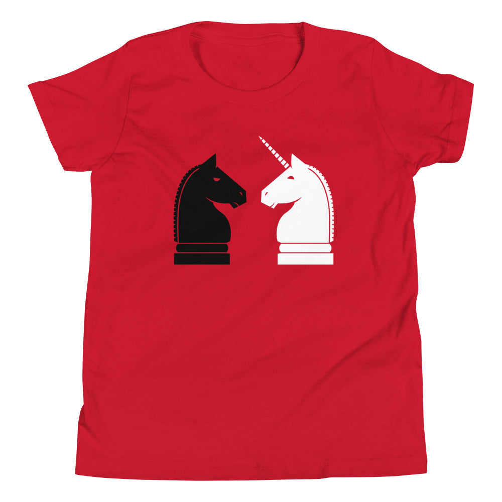 Chess Unicorn Kid's Youth Tee Hoodie, Sweatshirt | CoreVibeTees.com (Image 2)