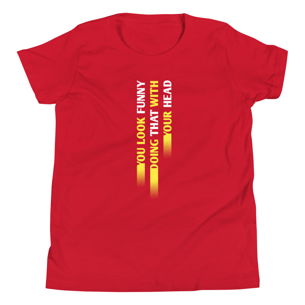 You Look Funny Doing That Kid's Youth Tee Hoodie, Sweatshirt | CoreVibeTees.com (Image 4)