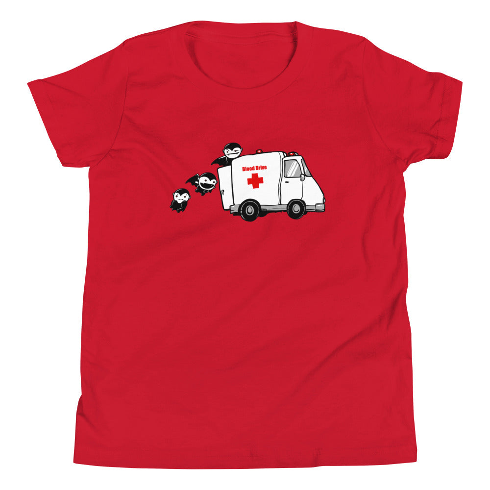 Blood Drive Vampires Kid's Youth Tee Hoodie, Sweatshirt | CoreVibeTees.com (Image 2)