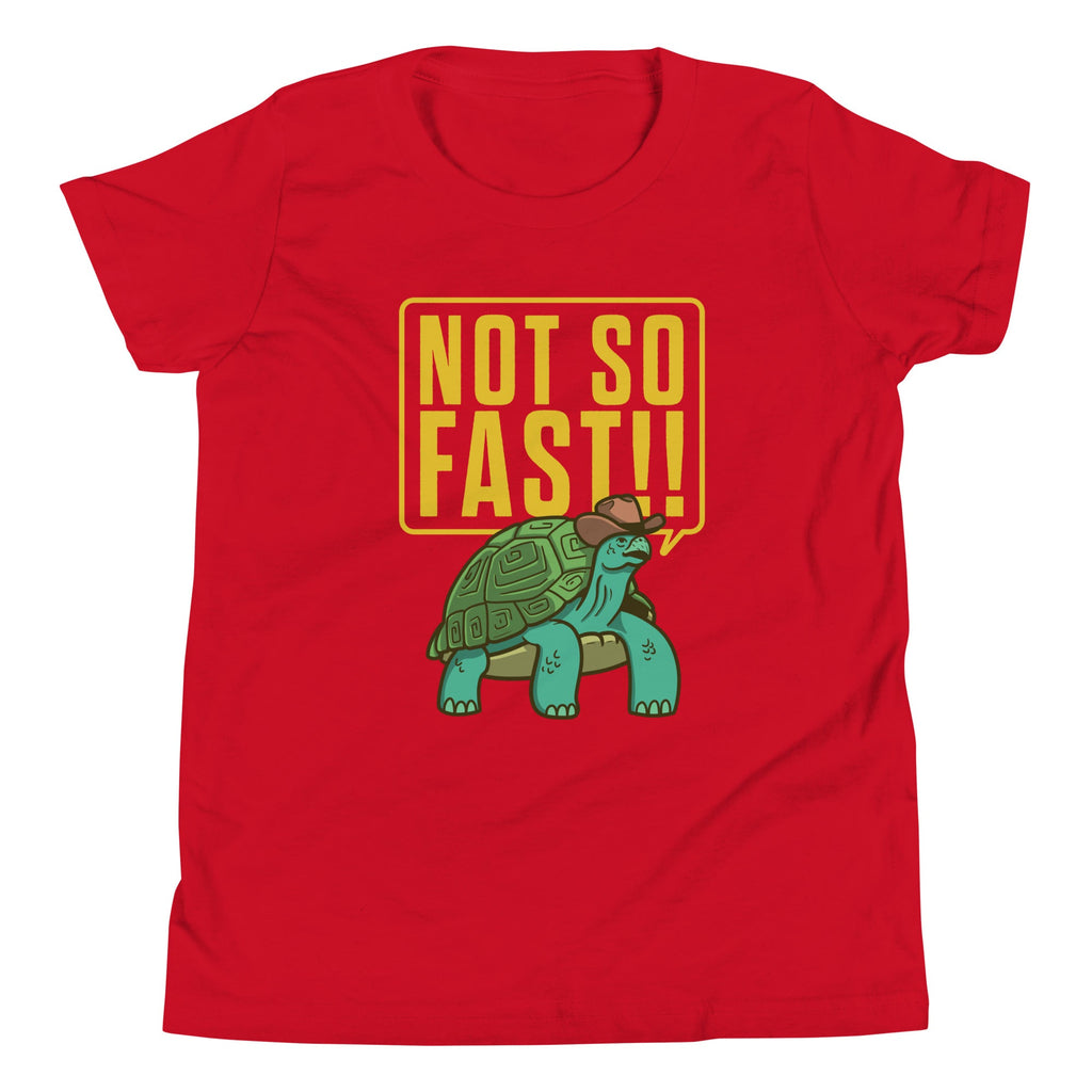 Not So Fast!! Kid's Youth Tee Hoodie, Sweatshirt | CoreVibeTees.com (Image 2)