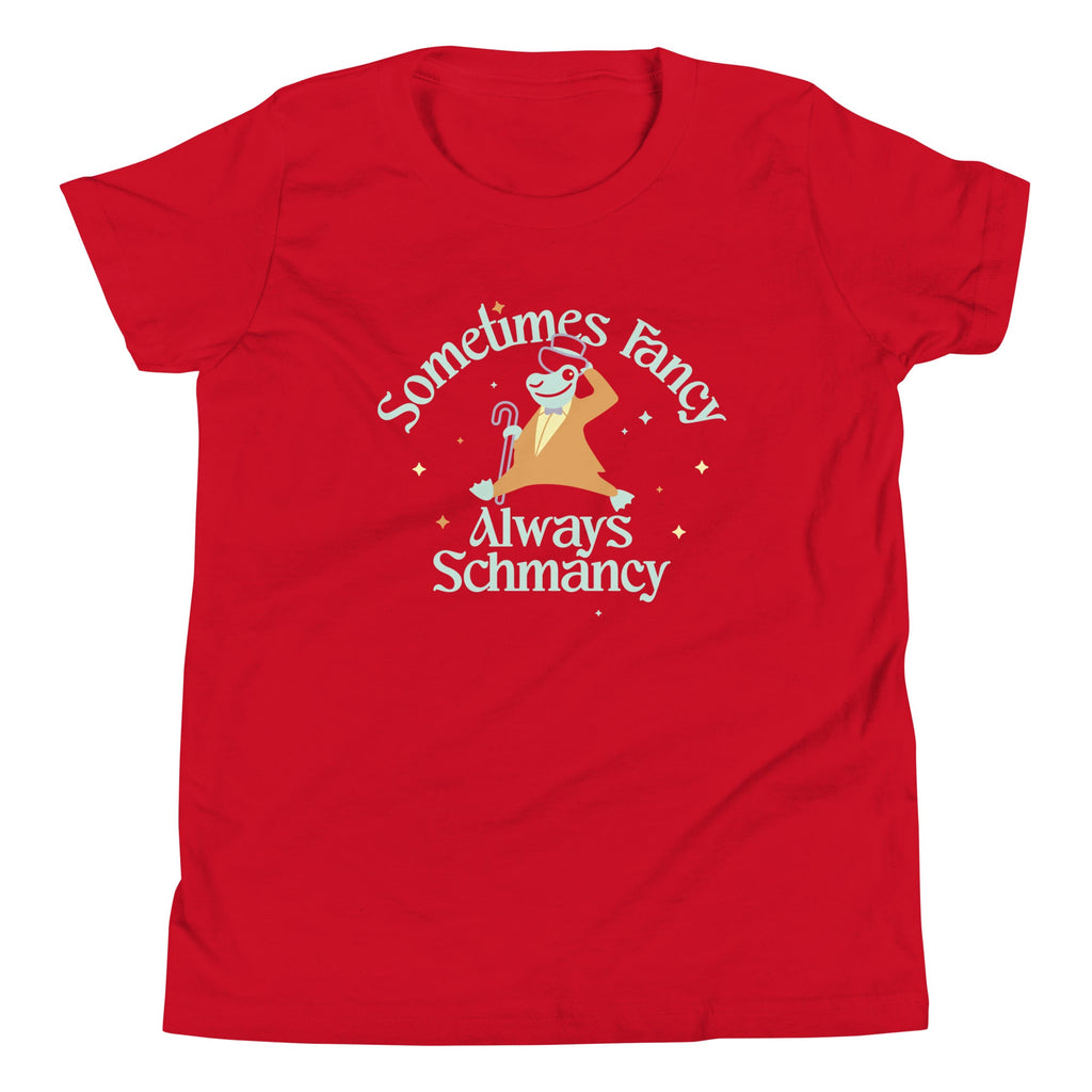 Sometimes Fancy Always Schmancy Kid's Youth Tee Hoodie, Sweatshirt | CoreVibeTees.com (Image 3)