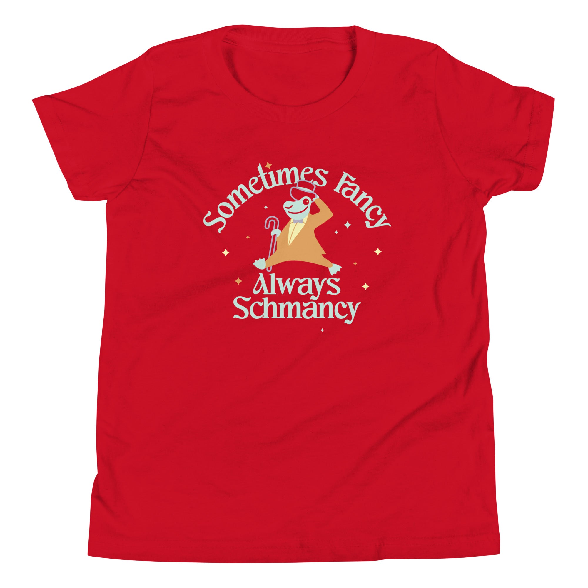 Sometimes Fancy Always Schmancy Kid's Youth Tee Hoodie, Sweatshirt | CoreVibeTees.com (Image 3)
