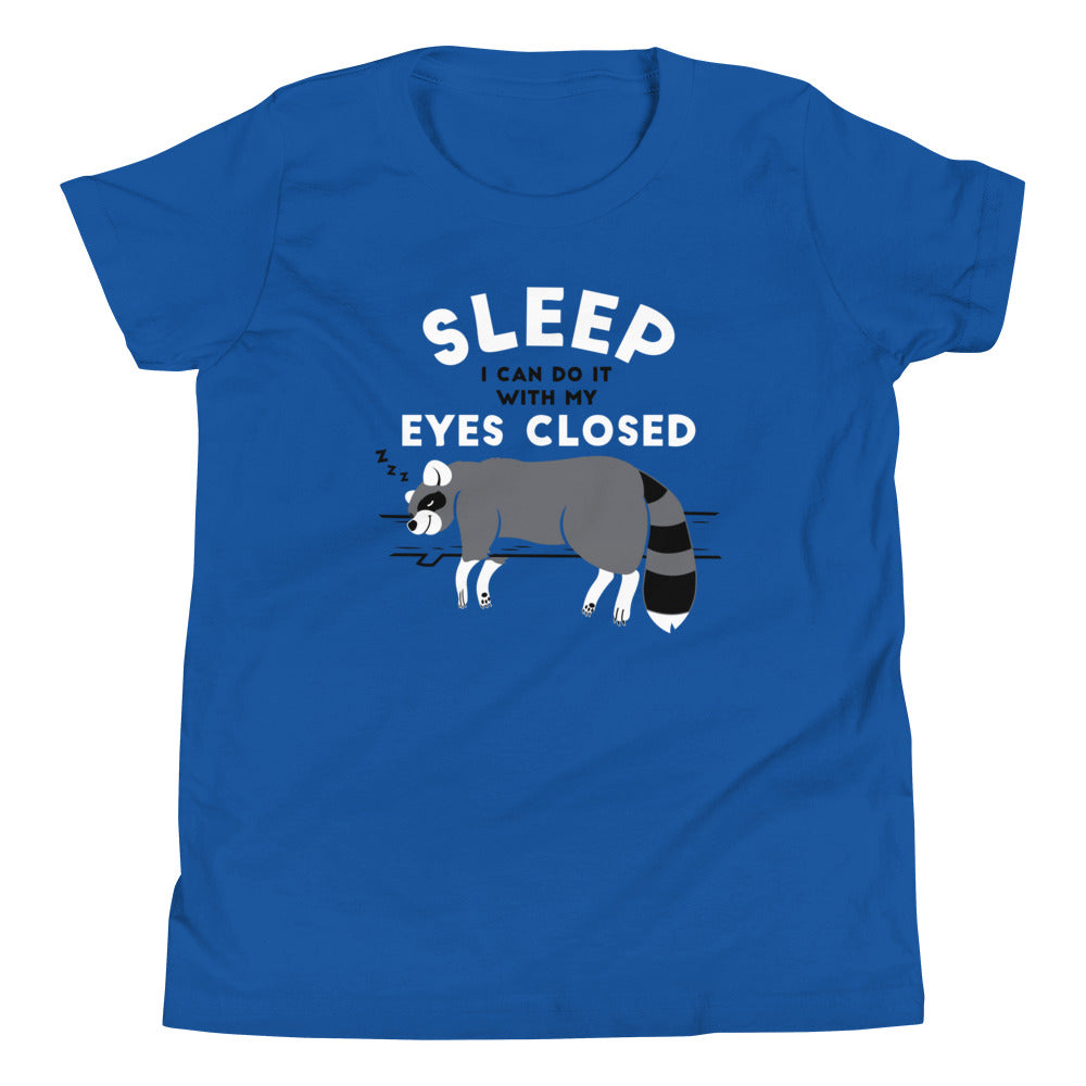 Sleep I Can Do It With My Eyes Closed Kid's Youth Tee Hoodie, Sweatshirt | CoreVibeTees.com (Image 3)