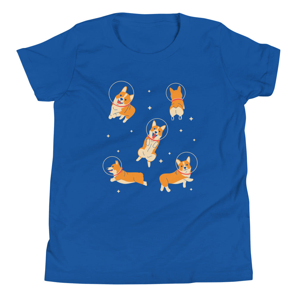 Corgis In Space Kid's Youth Tee Hoodie, Sweatshirt | CoreVibeTees.com (Image 4)