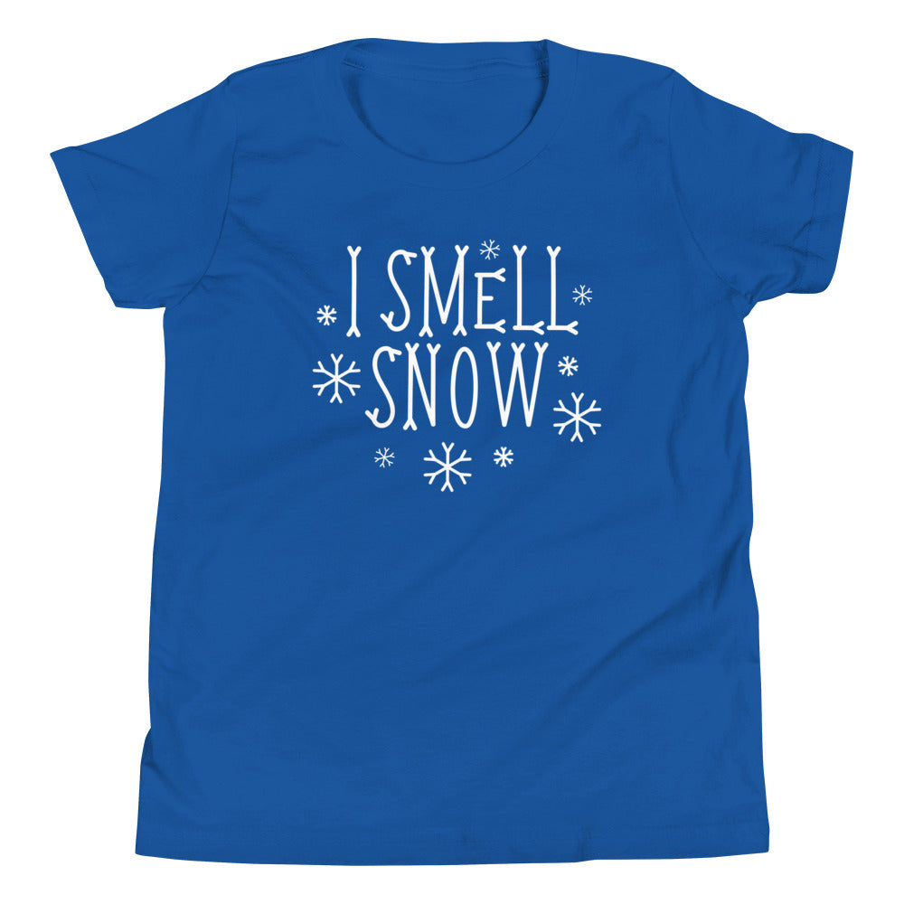 I Smell Snow Kid's Youth Tee Hoodie, Sweatshirt | CoreVibeTees.com (Image 4)