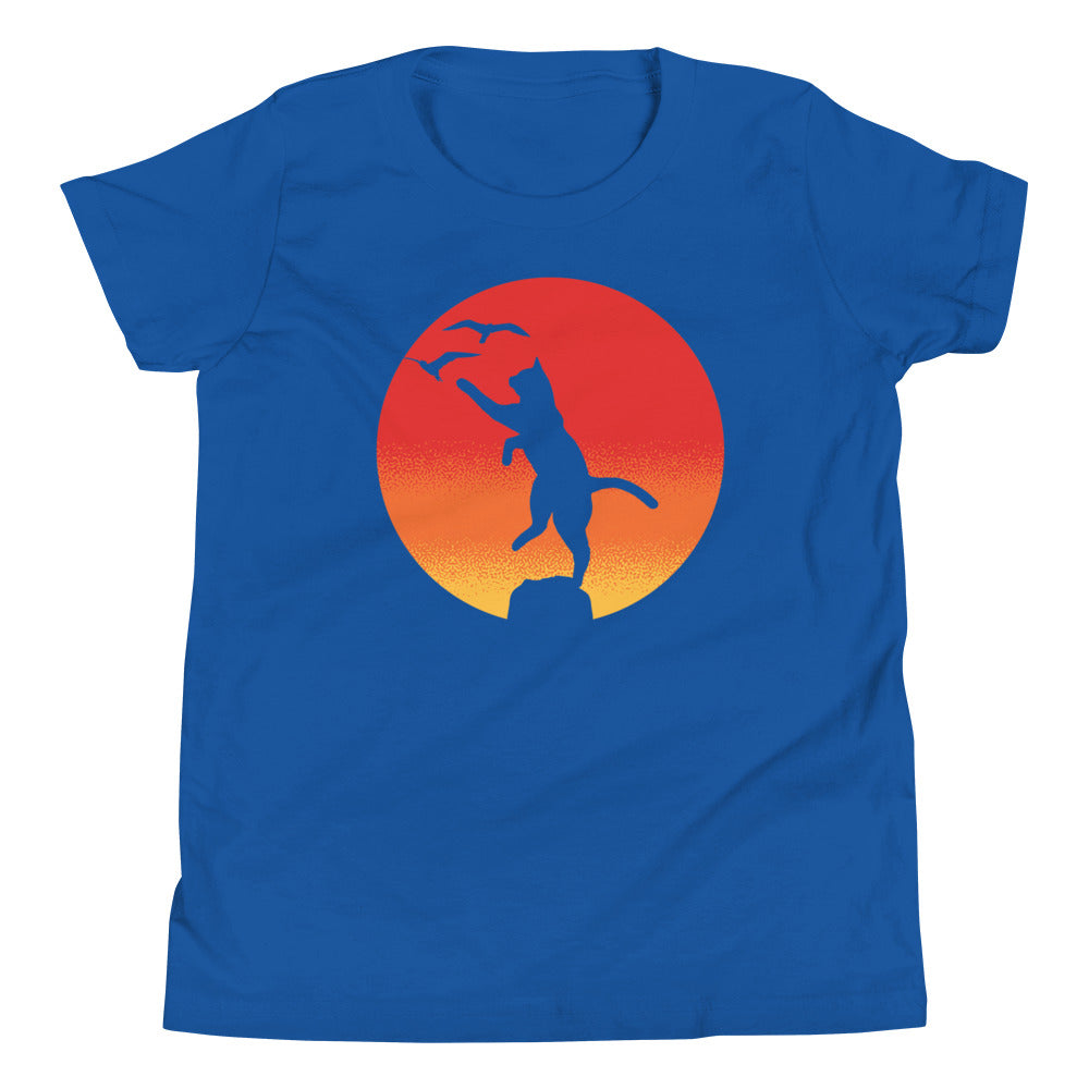 The Karate Cat Kid's Youth Tee Hoodie, Sweatshirt | CoreVibeTees.com (Image 3)
