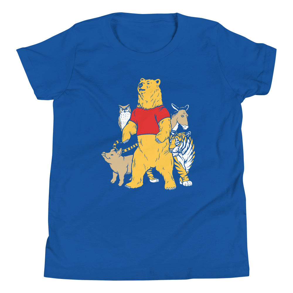 Bear And Friends Kid's Youth Tee Hoodie, Sweatshirt | CoreVibeTees.com (Image 4)