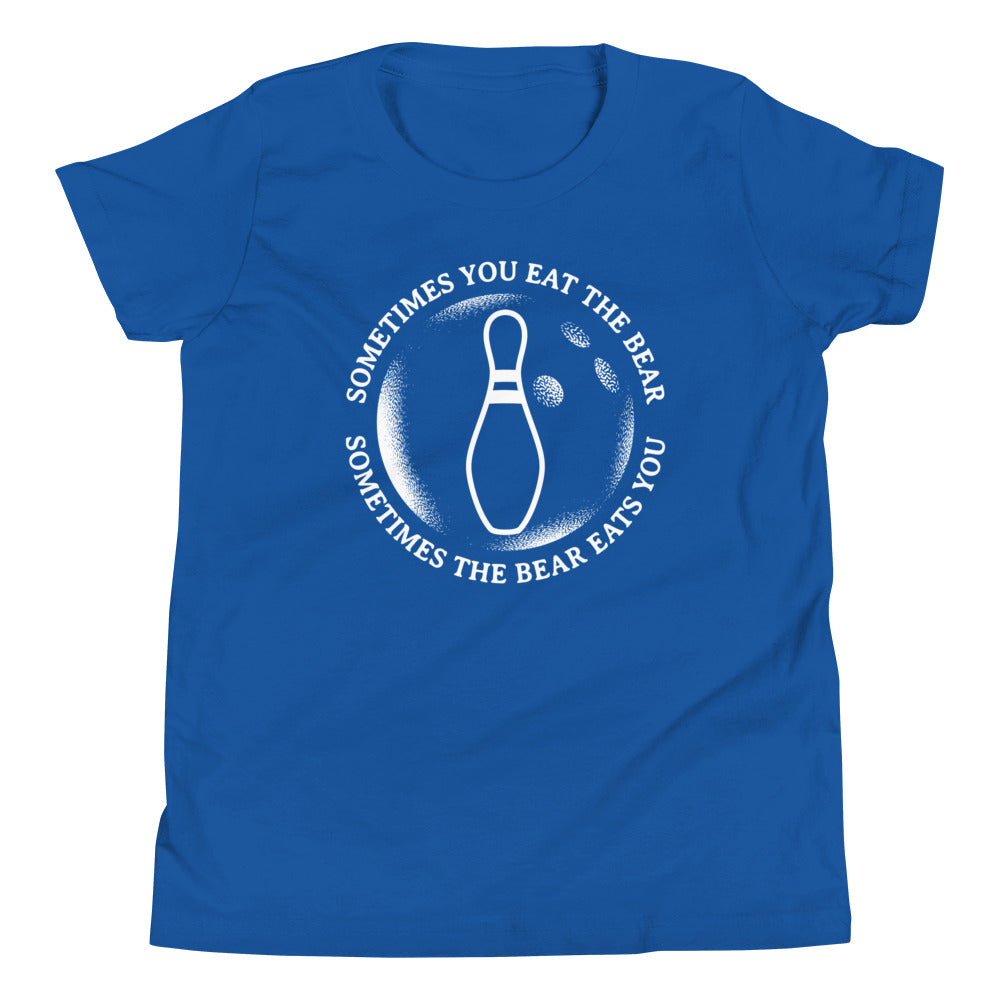 Sometimes You Eat The Bear Kid's Youth Tee Hoodie, Sweatshirt | CoreVibeTees.com (Image 3)