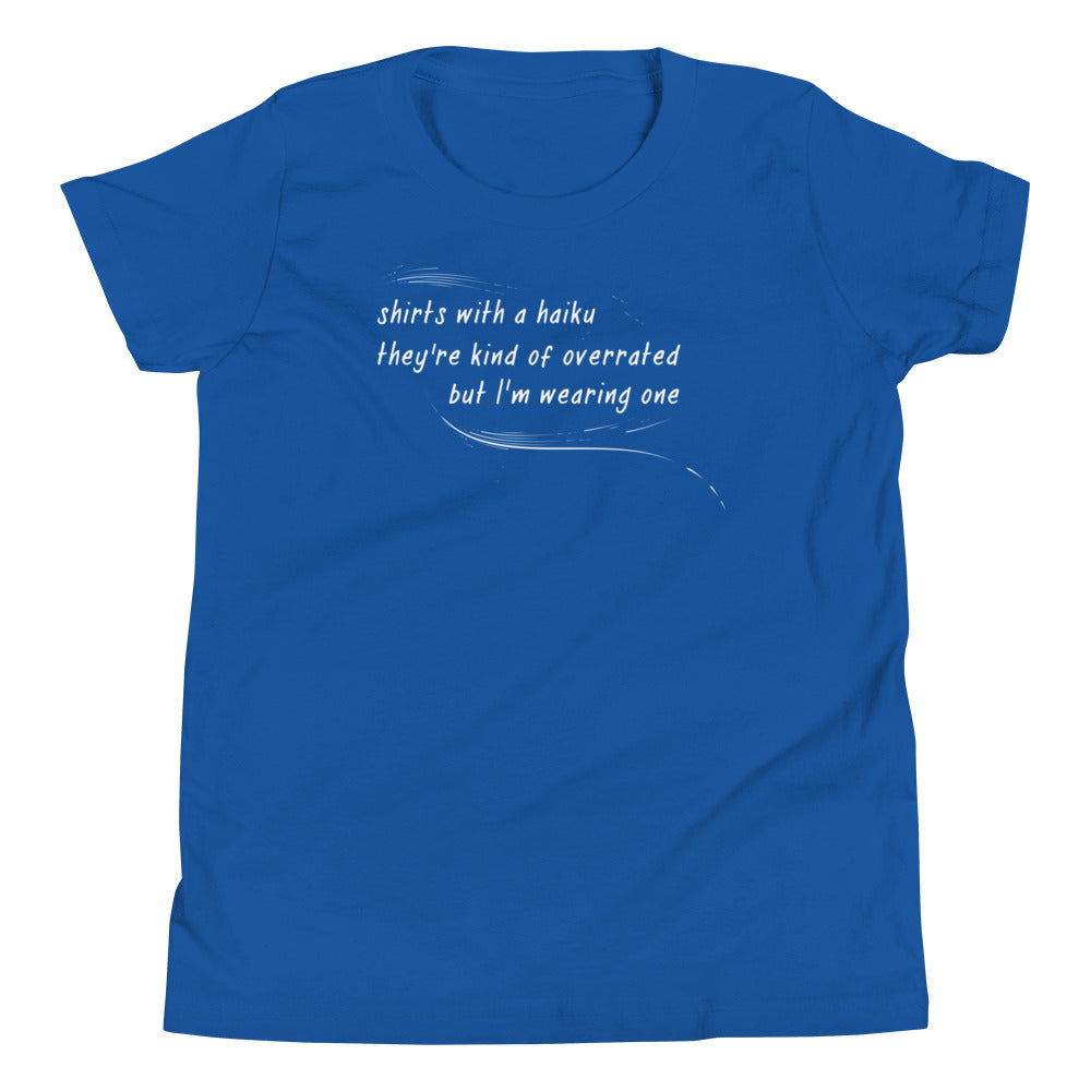 Haiku Kid's Youth Tee Hoodie, Sweatshirt | CoreVibeTees.com (Image 3)