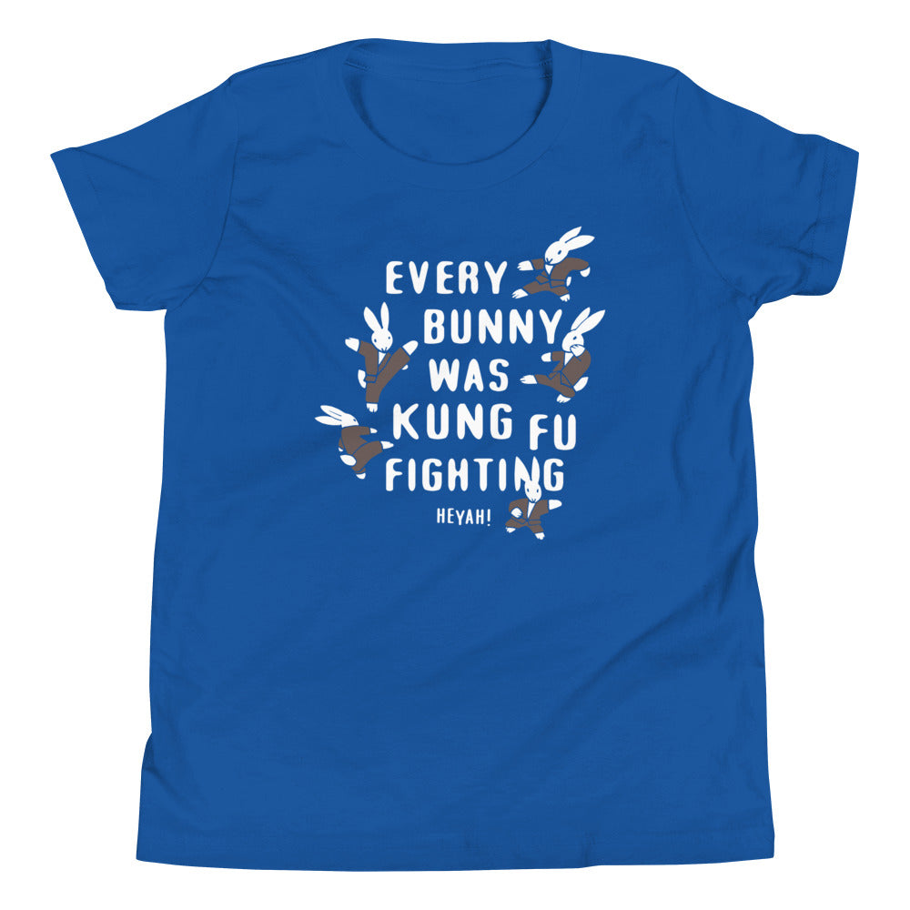 Every Bunny Was Kung Fu Fighting Kid's Youth Tee Hoodie, Sweatshirt | CoreVibeTees.com (Image 3)