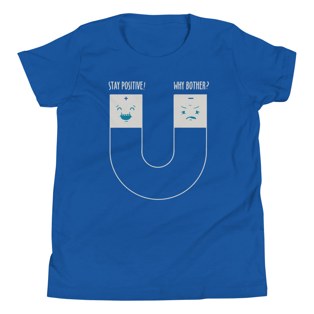 Stay Positive Kid's Youth Tee Hoodie, Sweatshirt | CoreVibeTees.com (Image 4)