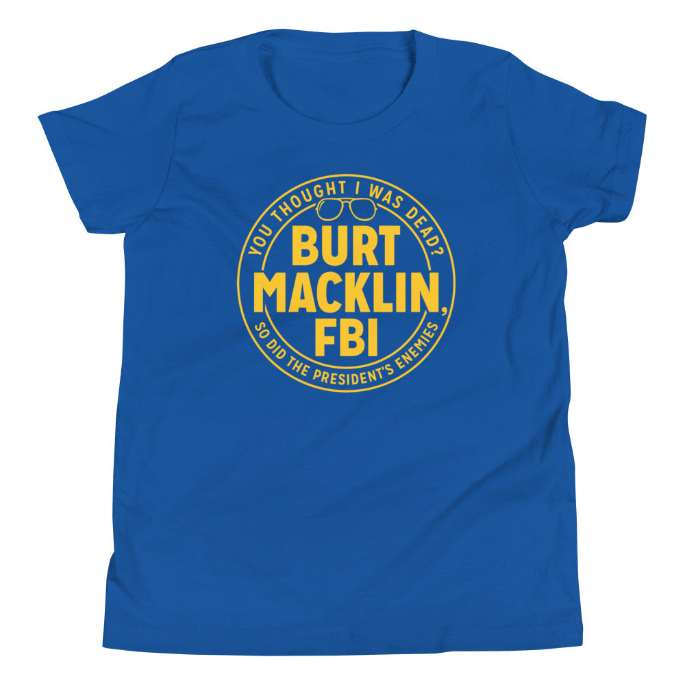 Burt Macklin, FBI Kid's Youth Tee Hoodie, Sweatshirt | CoreVibeTees.com (Image 4)