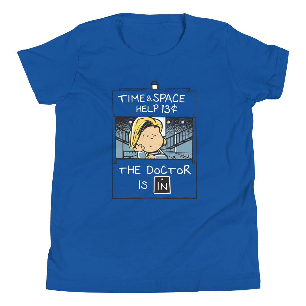 13th Doctor Is In Kid's Youth Tee Hoodie, Sweatshirt | CoreVibeTees.com (Image 1)
