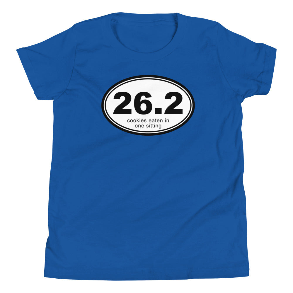 26.2 Cookies Eaten In One Sitting Kid's Youth Tee Hoodie, Sweatshirt | CoreVibeTees.com (Image 3)