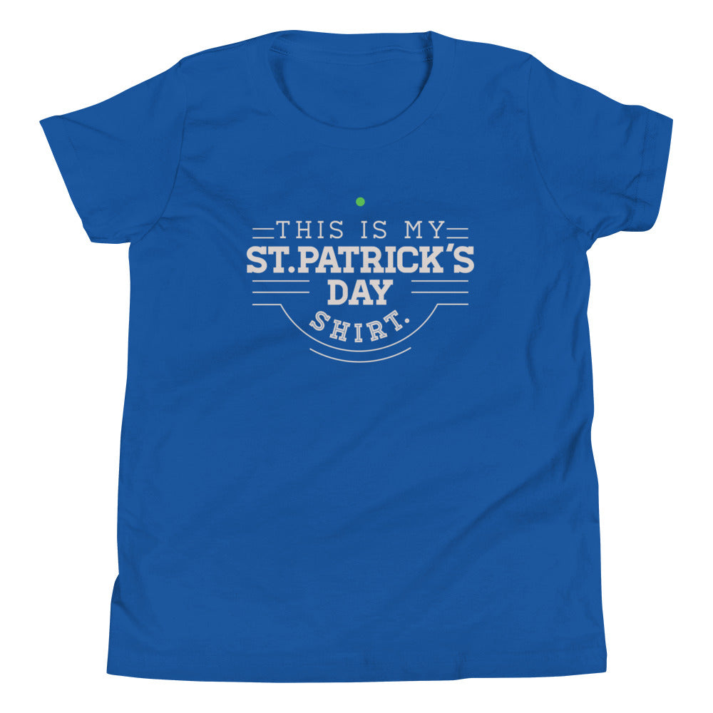 This Is My St. Patrick's Day Shirt Kid's Youth Tee Hoodie, Sweatshirt | CoreVibeTees.com (Image 4)