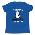 Warning, Pandas Are Bears Kid's Youth Tee Hoodie, Sweatshirt | CoreVibeTees.com (Image 1)