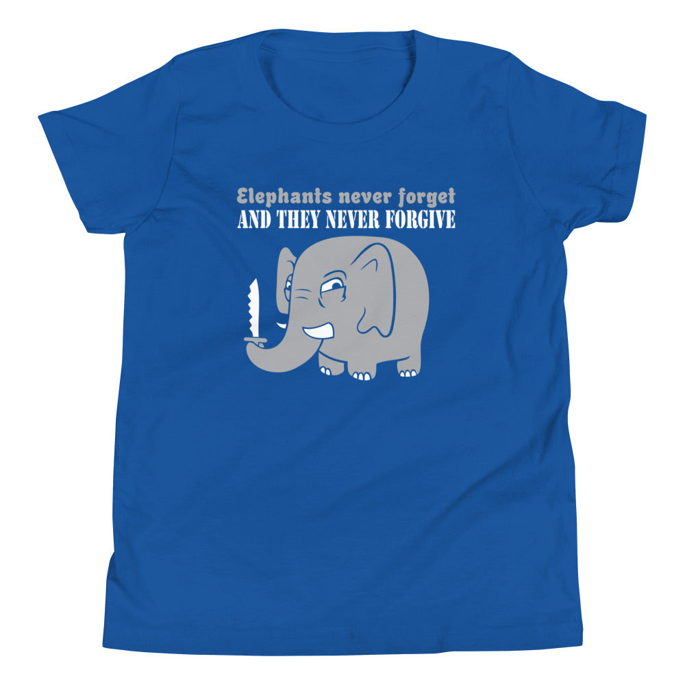 Elephants Never Forgive Kid's Youth Tee Hoodie, Sweatshirt | CoreVibeTees.com (Image 5)