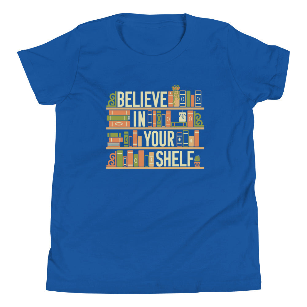 Believe In Your Shelf Kid's Youth Tee Hoodie, Sweatshirt | CoreVibeTees.com (Image 5)