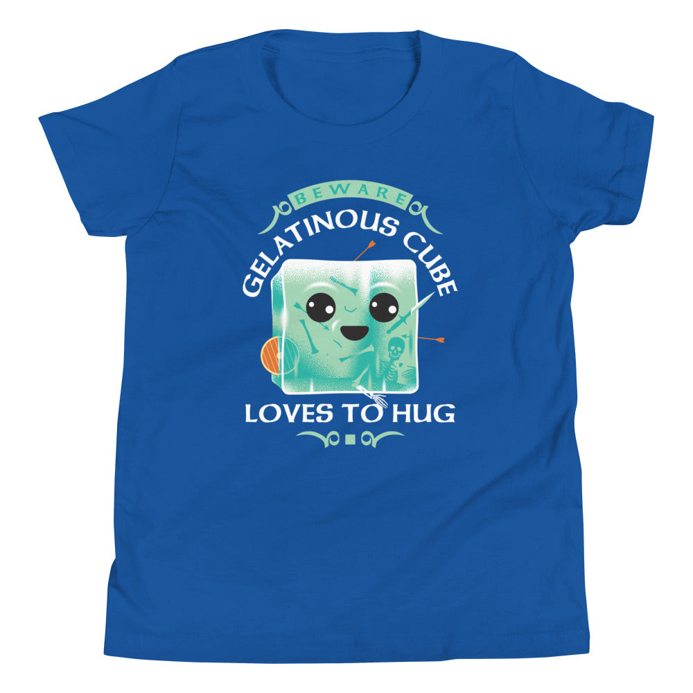Gelatinous Cube Loves To Hug Kid's Youth Tee Hoodie, Sweatshirt | CoreVibeTees.com (Image 4)