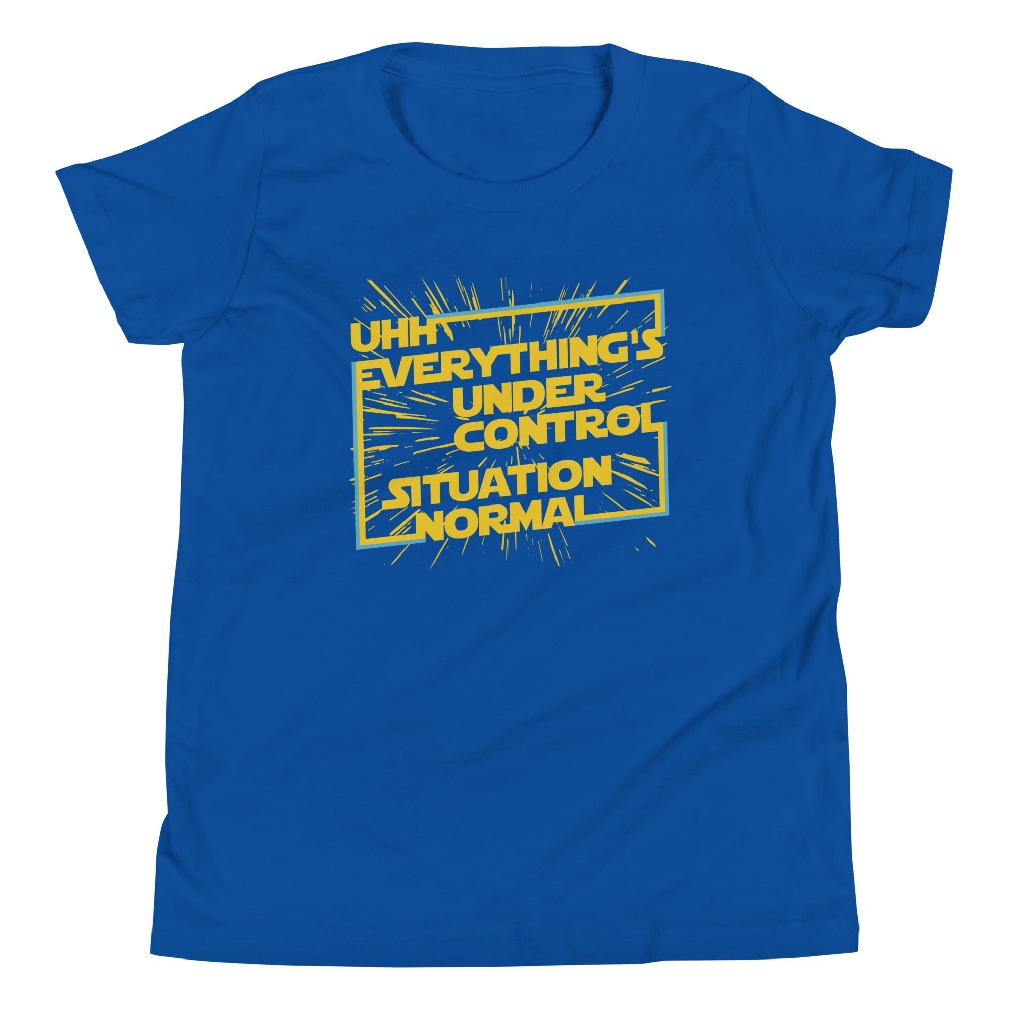 Everything's Under Control Situation Normal Kid's Youth Tee Hoodie, Sweatshirt | CoreVibeTees.com (Image 4)