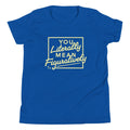 You Literally Mean Figuratively Kid's Youth Tee Hoodie, Sweatshirt | CoreVibeTees.com (Image 1)