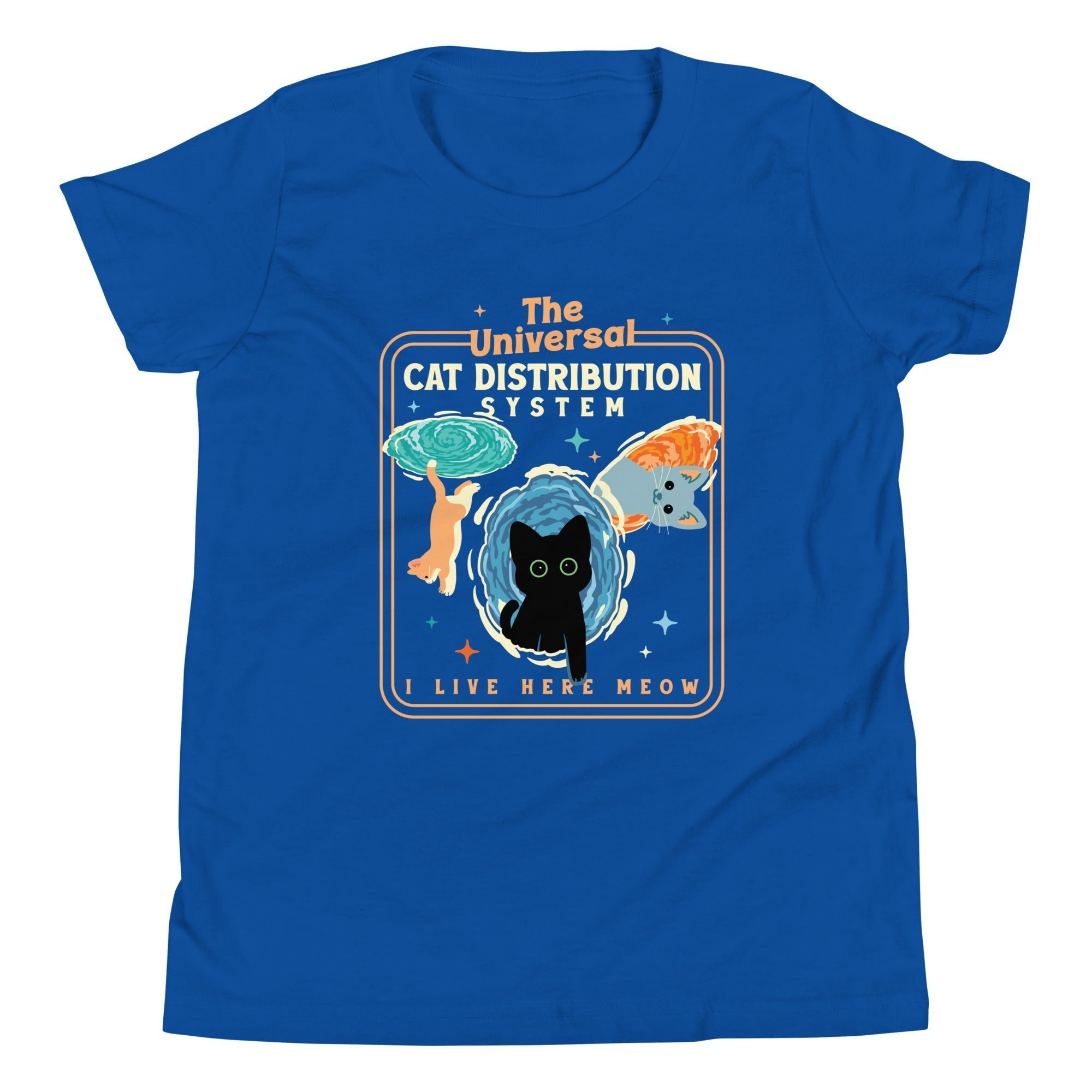 The Universal Cat Distribution System Kid's Youth Tee Hoodie, Sweatshirt | CoreVibeTees.com (Image 4)