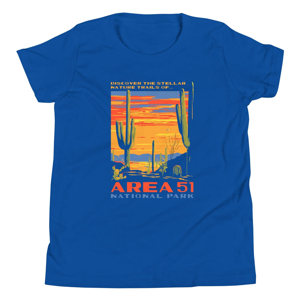 Area 51 National Park Kid's Youth Tee Hoodie, Sweatshirt | CoreVibeTees.com (Image 5)