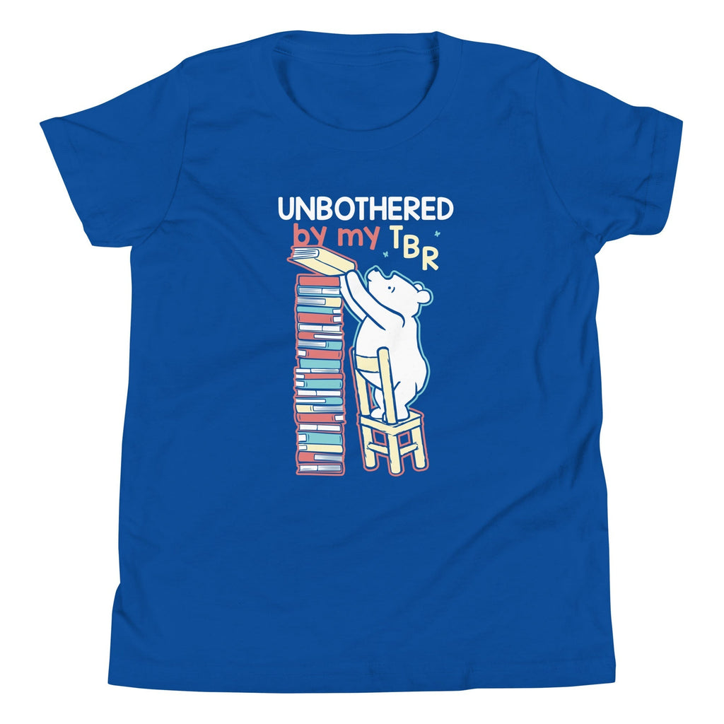 Unbothered By My TBR Kid's Youth Tee Hoodie, Sweatshirt | CoreVibeTees.com (Image 5)