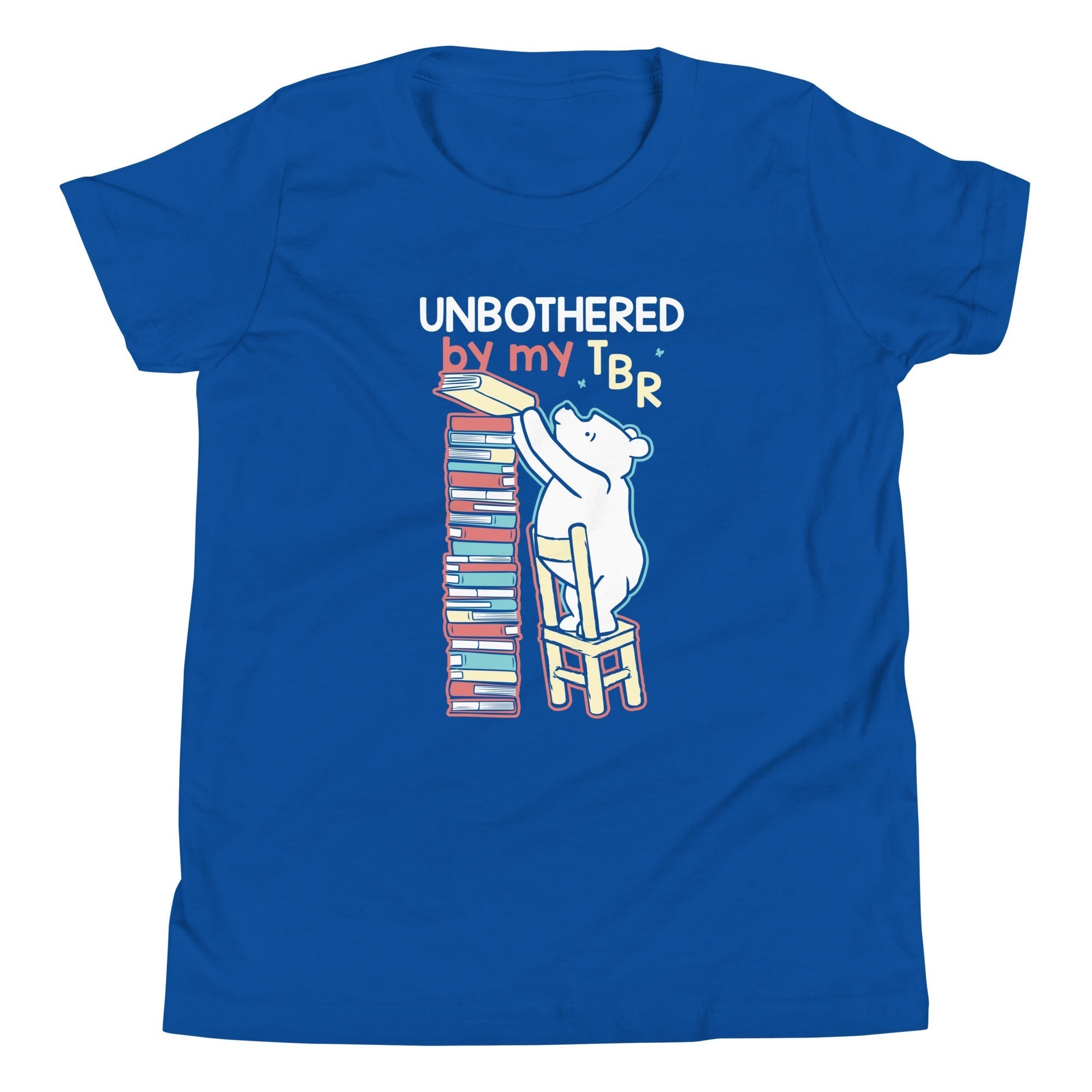 Unbothered By My TBR Kid's Youth Tee Hoodie, Sweatshirt | CoreVibeTees.com (Image 5)