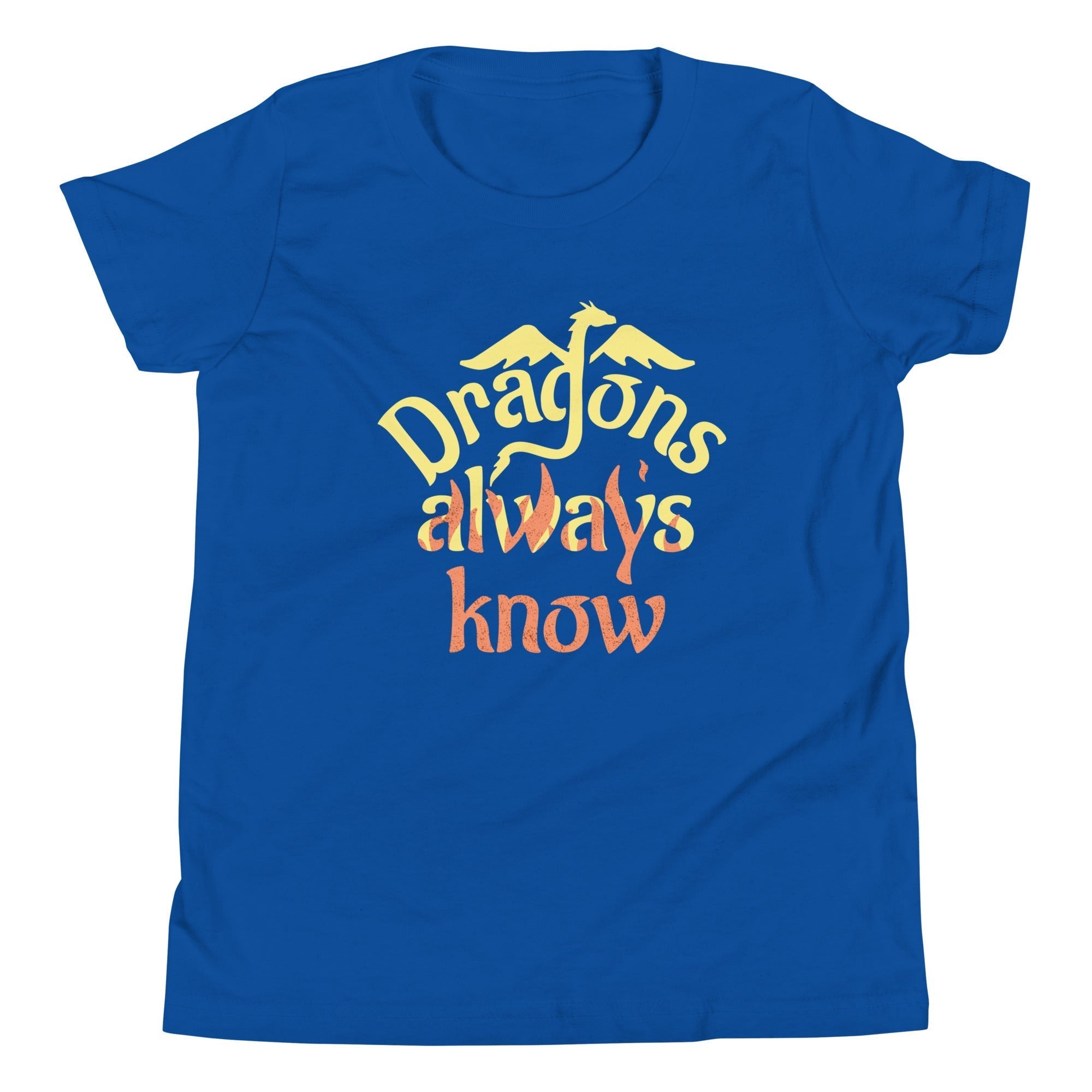 Dragons Always Know Kid's Youth Tee Hoodie, Sweatshirt | CoreVibeTees.com (Image 5)