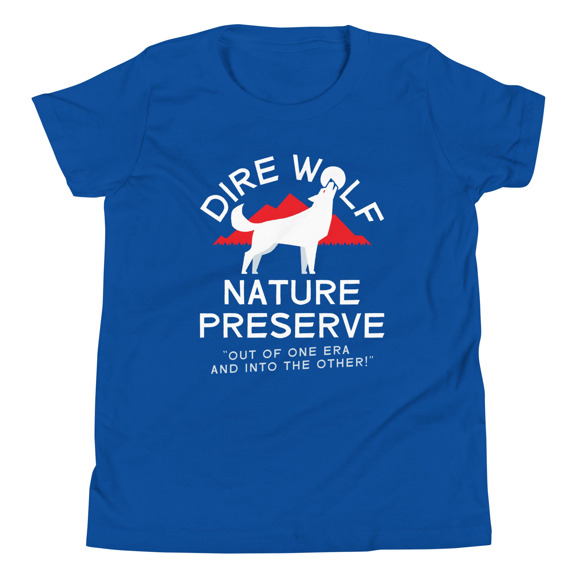 Dire Wolf Nature Preserve Kid's Youth Tee Hoodie, Sweatshirt | CoreVibeTees.com (Image 1)