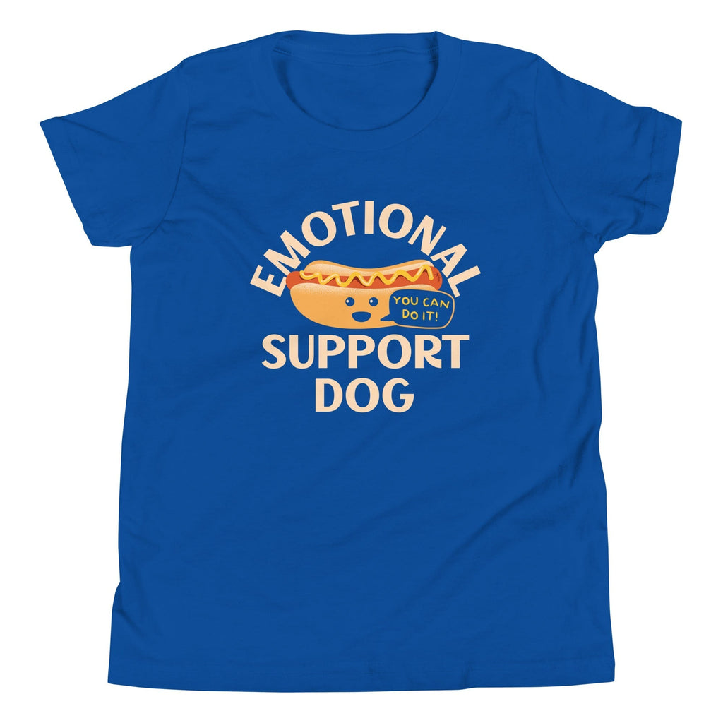 Emotional Support Dog Kid's Youth Tee Hoodie, Sweatshirt | CoreVibeTees.com (Image 4)